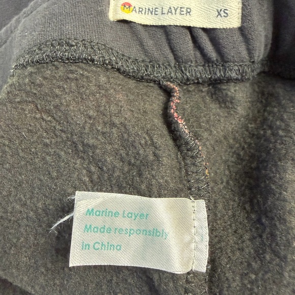 Marine Layer Cloud Nine Fleece Anywhere Joggers. XS - Picture 7 of 7